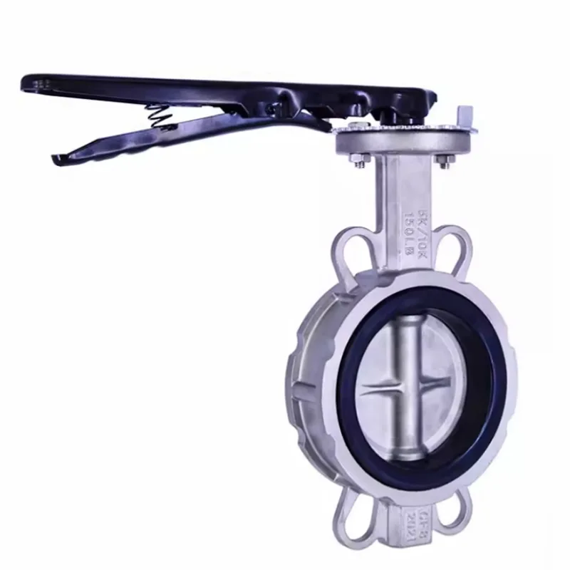 Mwongozo Wafer Butterfly Valve